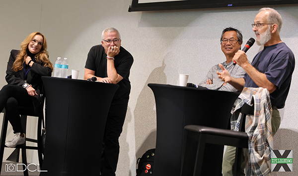 X-Files writers Kristen Cloke, Glen Morgan, James Wong, and Darin Morgan speak at Phile Fest