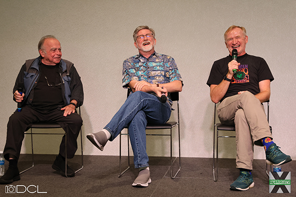 Actors Tom Braidwood, Bruce Harwood, and Dean Haglund speak at Phile Fest